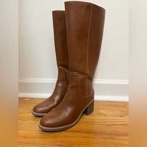Brown thigh high boots from Target. Size 9.